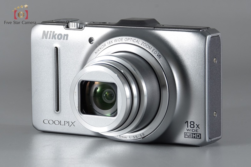 Very Good!! Nikon COOLPIX S9300 Crystal Silver 16.0 MP Digital Camera | eBay