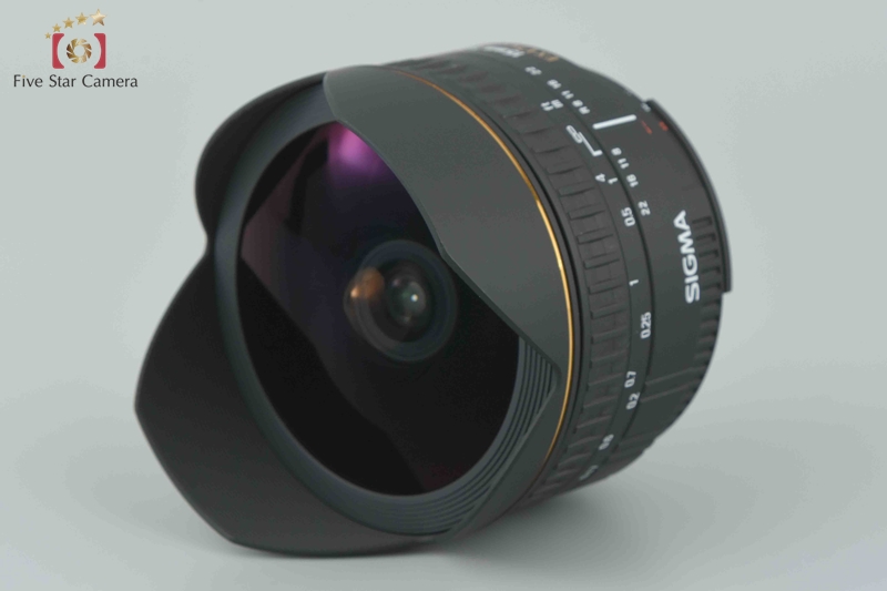 美品 SIGMA 15mm F2.8 EX DG FISHEYE NIKON Sigma 15mm f/2.8 EX DG Diagonal Fisheye Lens for Nikon SLR Cameras