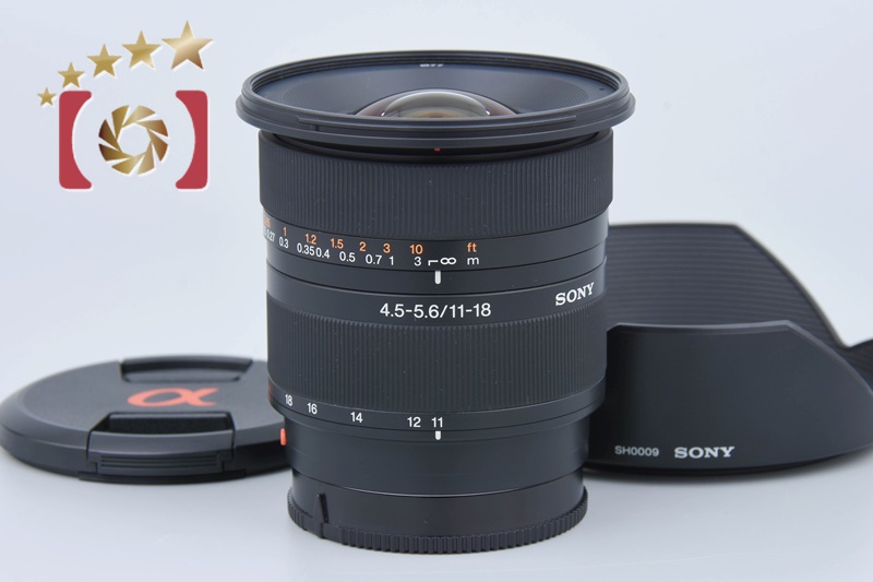 【新品未使用】SONY DT 11-18mm 1:4.5-5.6 SAL1118 USED Sony DT 11-18mm f/4.5-5.6 SAL1118 Excellent FREE