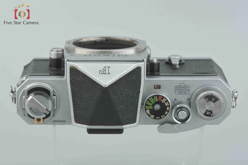 フィルムカメラ Nikon F Eye Level Silver Body MINT] Nikon F Eye Level Silver 35mm SLR Film Early model
