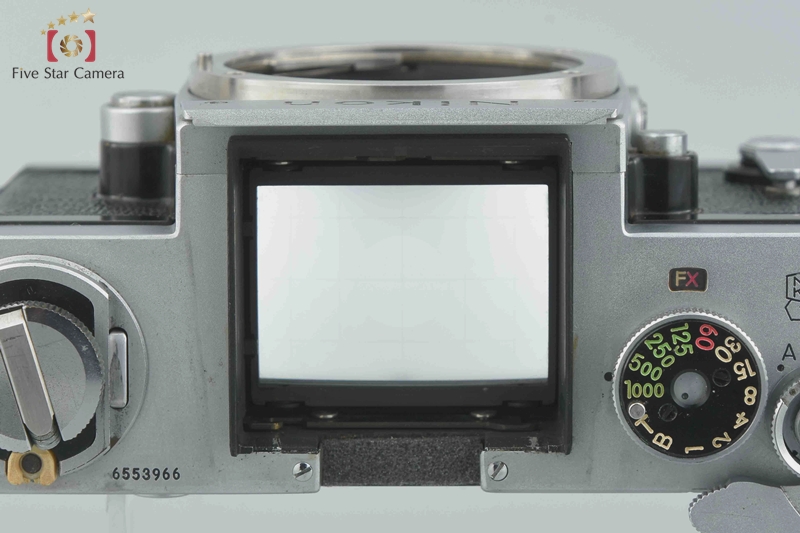 フィルムカメラ Nikon F Eye Level Silver Body Nikon F Eye Level Silver Early Model 35mm SLR Film Camera