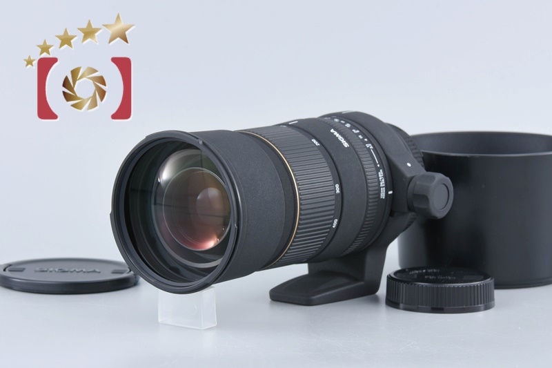 美品 Sony 用 Sigma AF 135-400mm APO #8160 Sigma 135-400mm F4.5-5.6 APO Aspherical Lens for Nikon SLR Cameras