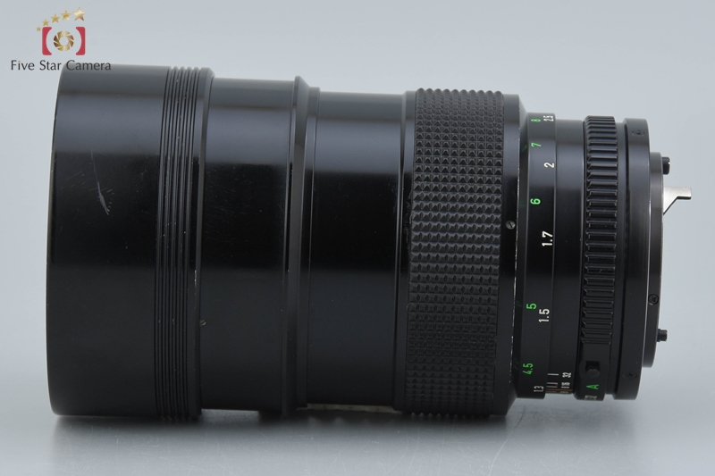 【希少】動作◎ Canon New FD 135mm f2 大口径 ポートレート 希少】動作◎ Canon New FD 135mm f2 大口径 ポートレート