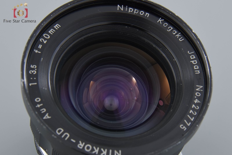 【良品】Nikon NIKKOR-UD Auto 非Ai 20mm f/3.5 Nikon 20mm f/3.5 UD