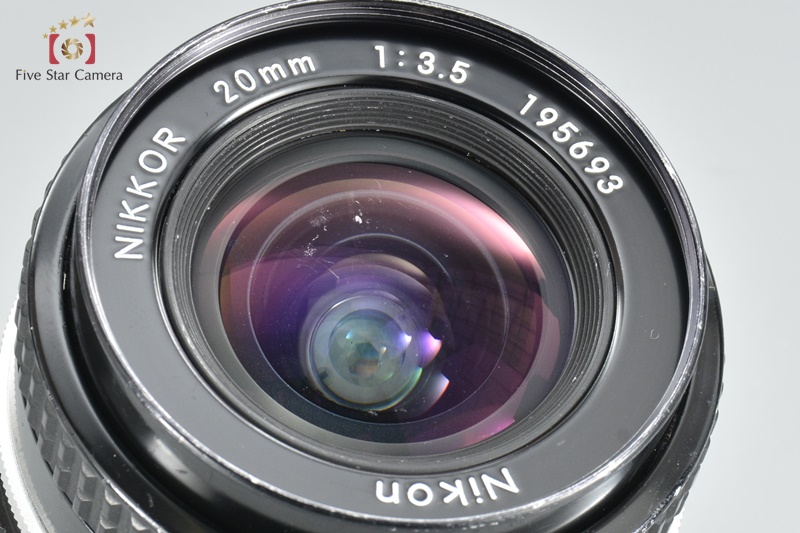 Nikon Ai Nikkor 20ｍｍ F/3.5 Nikon Ai NIKKOR 20mm f/3.5 | eBay