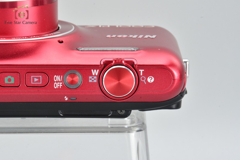 Very Good!! Nikon COOLPIX S6600 Raspberry Red 16.0 MP
