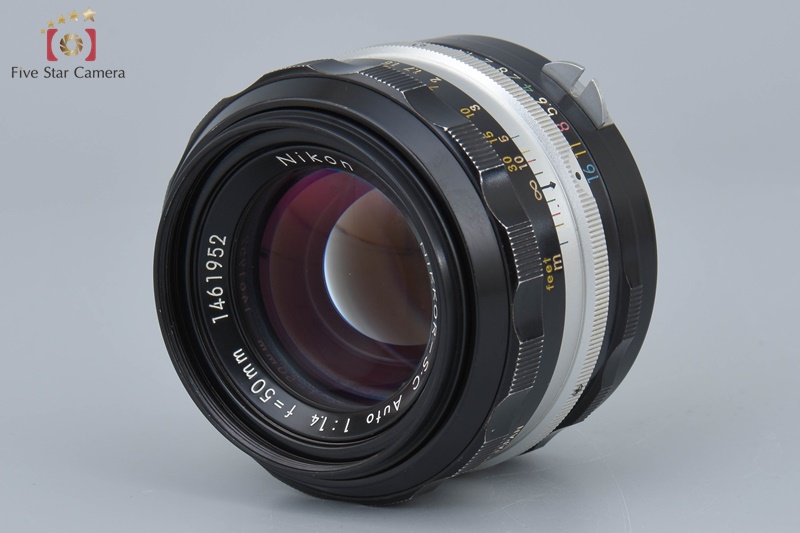 Nikon NIKKOR-S.C Auto 50mm f/1.4 Non Ai Lens | eBay
