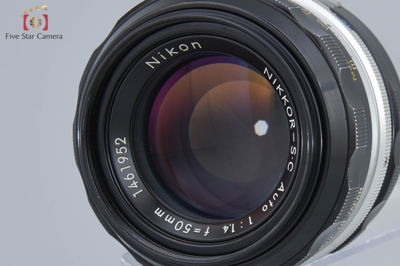 Nikon NIKKOR-S.C Auto 50mm f/1.4 Non Ai Lens | eBay