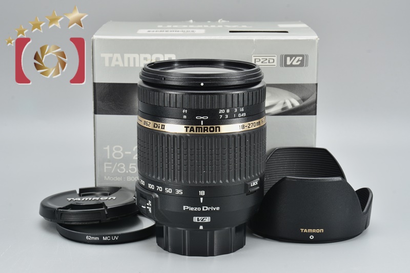 TAMRONレンズ 18-270mm B008 TAMRON｜高倍率ズームレンズ／18-270mm F/3.5-6.3 Di II VC PZD