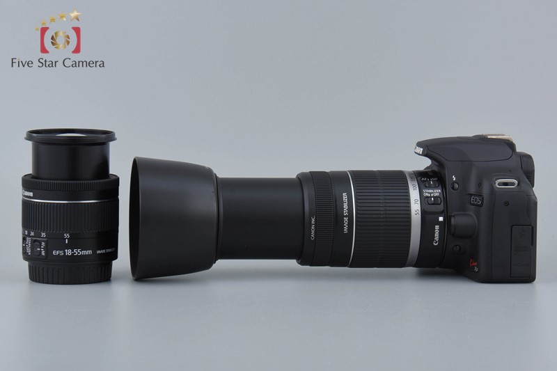 Canon EOS Kiss X3 / Rebel T1i / 500D 15.1 MP 18-55 55-250