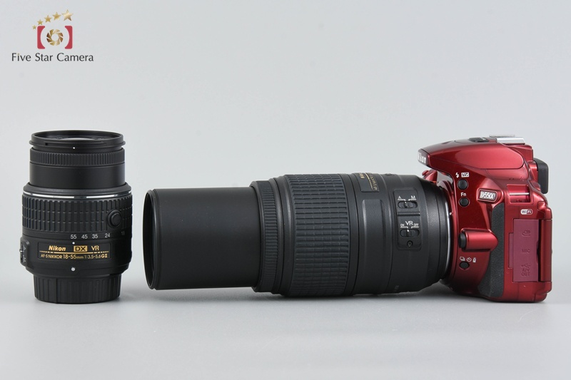 展示品】Nikon ニコン D5500 18-55/55-300 ダブルズームキット2 ブラック