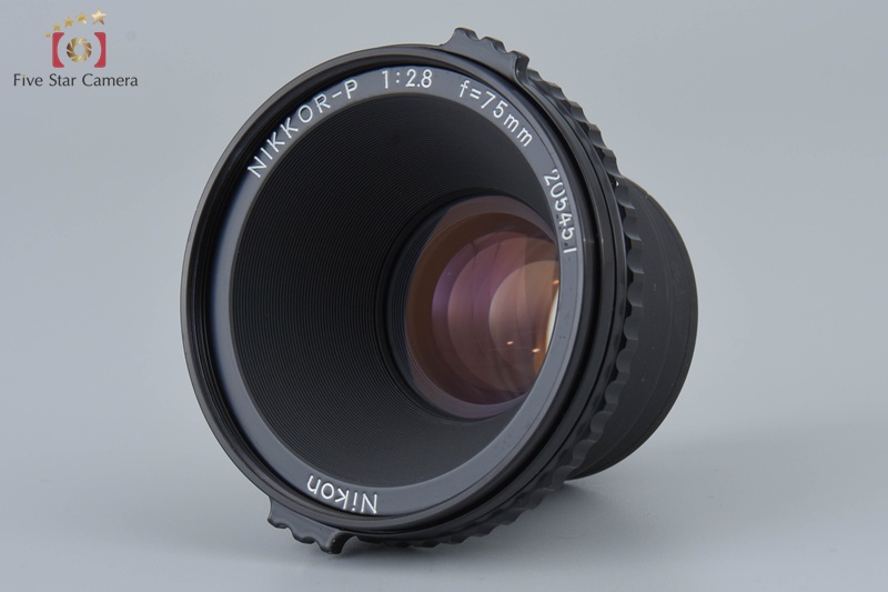 NIKON　ニコン　NIKKOR-P 75mm F2.8 Nikon 75mm f2.8 Nippon Kogaku Nikkor-P Lens for Bronica S