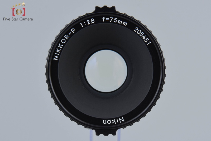 NIKON　ニコン　NIKKOR-P 75mm F2.8 Nippon Kogaku / Nikon Nikkor-P[·C] 75mm F/2.8 | LENS-DB.COM