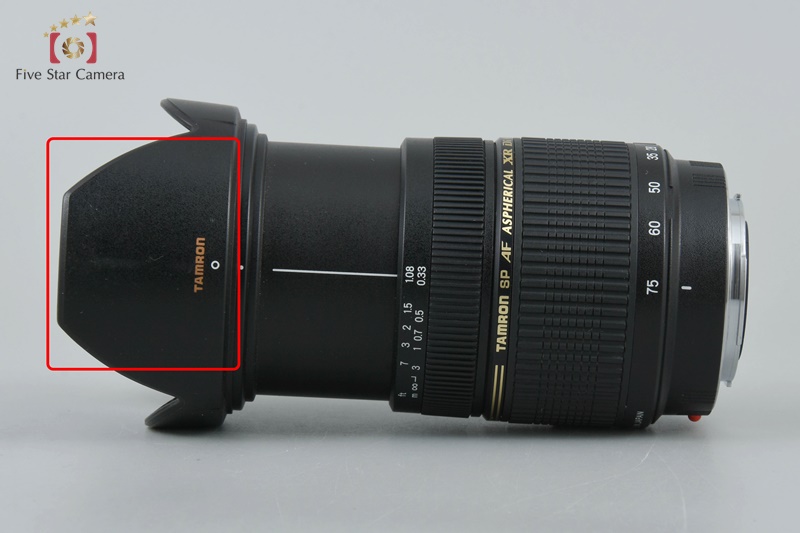 TAMRON SP 28-75mm F2.8 MACRO A09　＃3358 Tamron SP AF 28-75 mm f/2.8 XR Di LD Aspherical (IF) MACRO