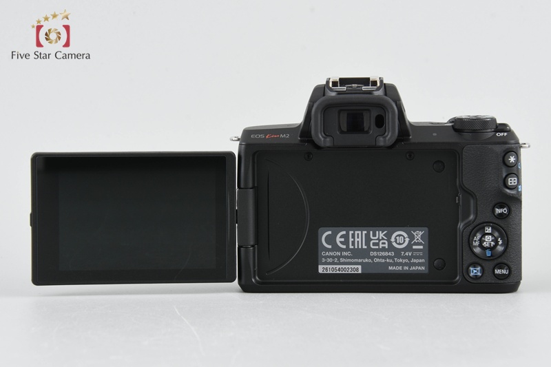 Canon】　#Canon #EOS Kiss M2 Canon EOS Kiss M2 Black 24.1 MP EF-M 15-45 IS STM Lens w