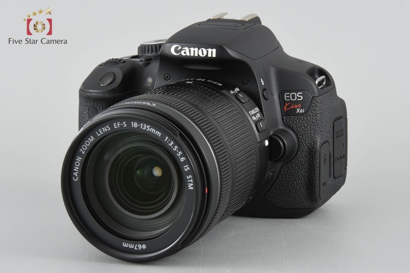 Canon - ＣＡＮＯＮ　ＥＯＳ　ＫＩＳＳ　Ｘ６Ｉ Canon EOS Kiss X6i Camera Kit with EF-S 18-135mm Lens Image