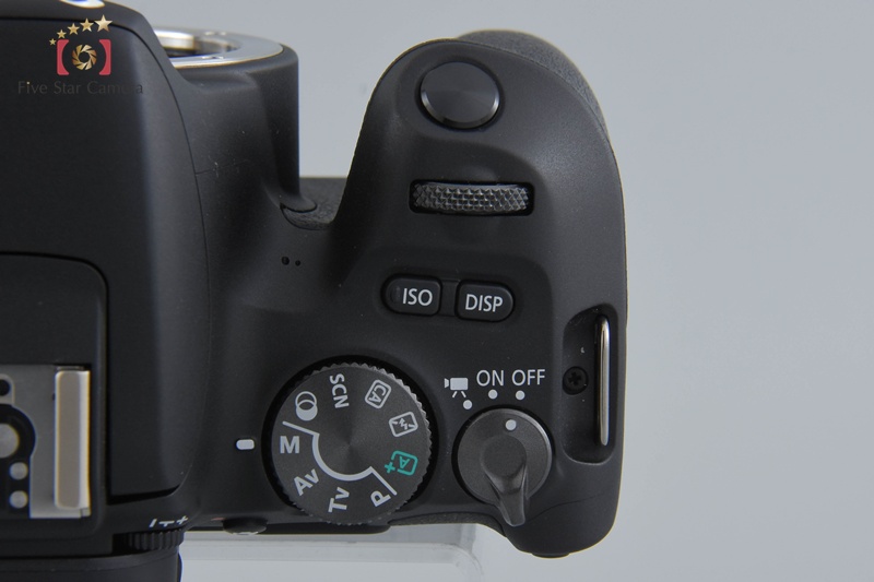 Canon EOS Kiss X9 / Rebel SL2 / 200D Black 24.2 MP DSLR 18-55 55