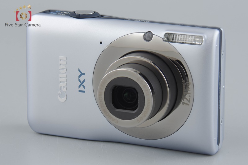 Canon IXY 200F Silver 12.1 MP Digital Camera w/ Box [Near