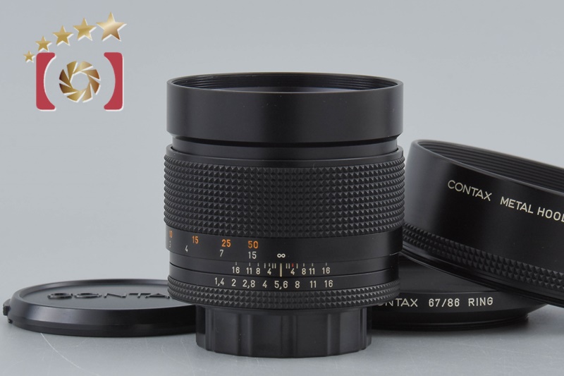 N MINT+++】Contax Carl Zeiss Planar 85mm f/1.4 T* AEG CY