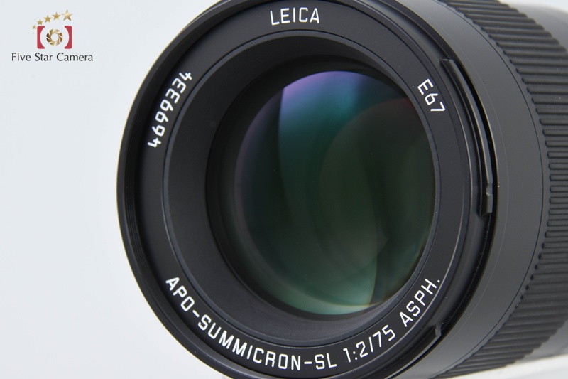 ‼️LEICA APO-SUMMICRON-SL 1:2/75 ASPH‼️ Leica APO-SUMMICRON-SL 1:2/75 ASPH., black | Leica Camera