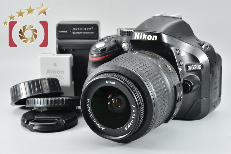 Nikon D5200 AF-S DX NIKKOR 18-55mm 1:3.5-5.6G VR AF-S NIKKOR