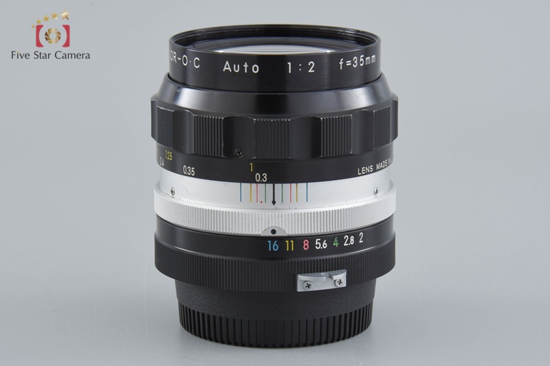 Nikon NIKKOR-O.C Auto 35mm f/2 Non Ai Lens | eBay