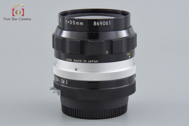 Nikon NIKKOR-O・C Auto 35mm f/2 非Ai Nikon NIKKOR-O.C Auto 35mm f/2 Non Ai Lens | eBay