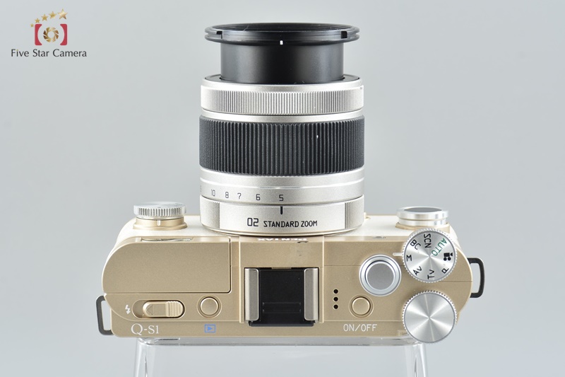 美品♪ PENTAX Q-S1 ゴールド5-15mm ZOOMレンズキット 美品♪ PENTAX Q-S1 ゴールド5-15mm ZOOMレンズキット