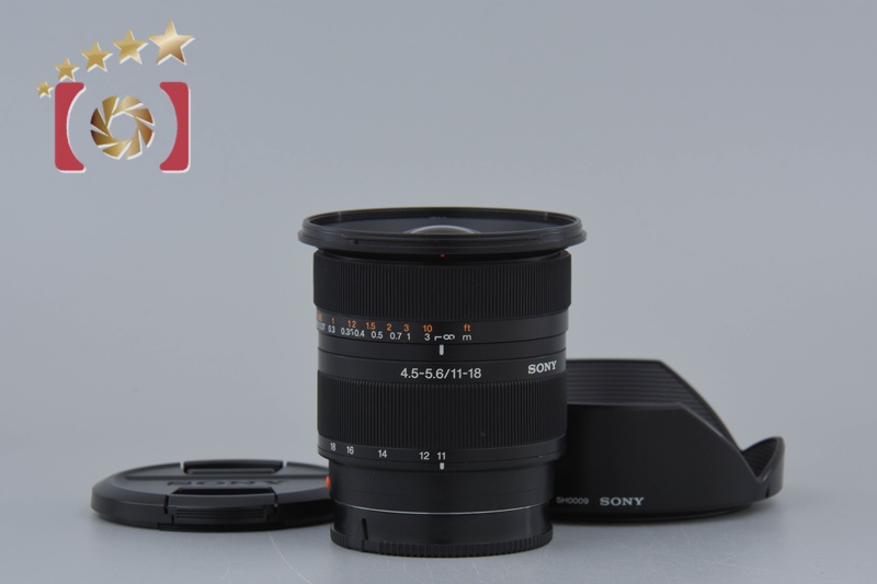 【新品未使用】SONY DT 11-18mm 1:4.5-5.6 SAL1118 USED Sony DT 11-18mm f/4.5-5.6 SAL1118 Excellent FREE