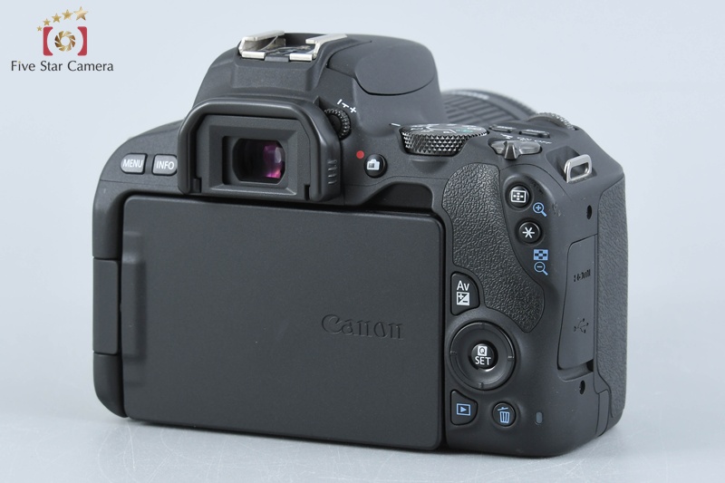 Canon EOS Kiss X9 / Rebel SL2 / 200D Black 24.2 MP DSLR 18