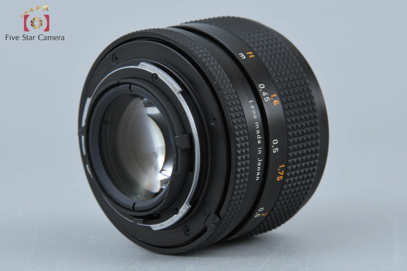 CONTAX Carl Zeiss Planar 50mm f/1.4 T* MMJ 2025.06