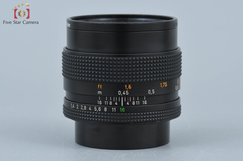 CONTAX Carl Zeiss Planar 50mm f/1.4 T* MMJ 2025.06