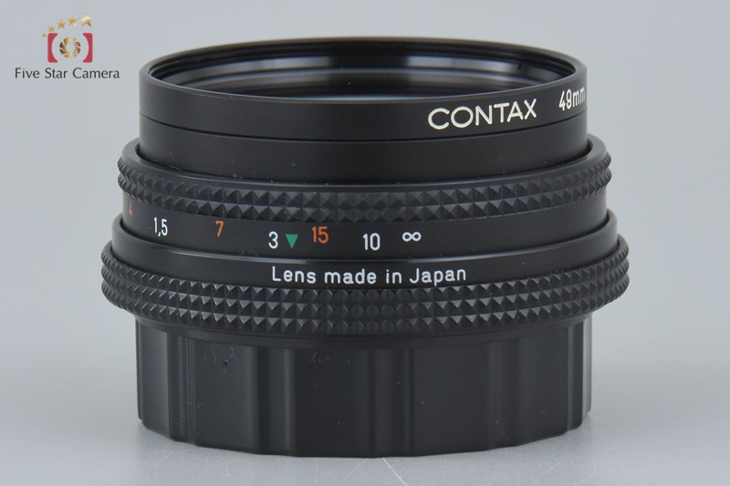 キコエル　CONTAX Carl Zeiss Tessar 45mm Contax 45mm F/2.8 Tessar T* MM C/Y Mount Lens {49}