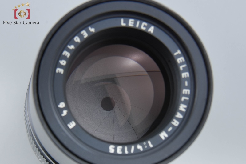 【希少美品 E46】LEICA ライカ TELE-ELMAR M 135mm Tele-Elmar-M 4/135 MM | Leica Camera Classic