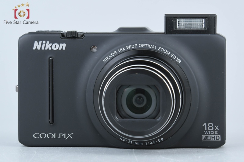 Nikon COOLPIX S9300 Noble Black 16.0 MP Digital Camera w