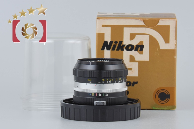 美品★Nikon NIKKOR-N・C Auto 24mm F2.8#17854 Nikon Nikkor N.C Auto 24mm F2.8 non Ai MF Wide Lens [Near