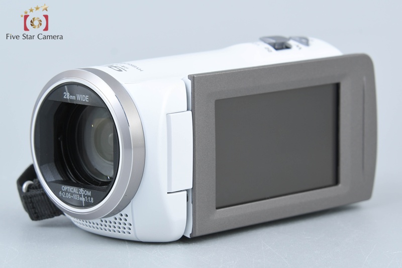 格安saleスタート ボ Panasonic HC-V480MS White Digital Hi-Vision Video Camera ビデオカメラ