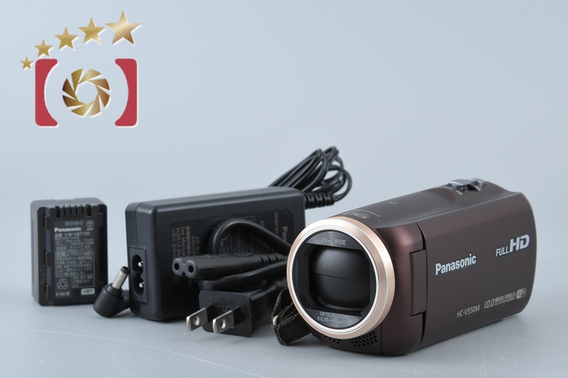 【美品】　Panasonic HC-V550M ビデオカメラ お買い得】Panasonic HC-V550M ビデオカメラ 値引可】Panasonic