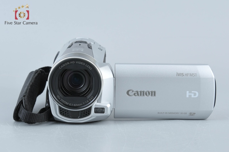 Canon　iVIS HF M51 Canon iVIS HF M51 Silver Full HD Digital Camcorder [Near