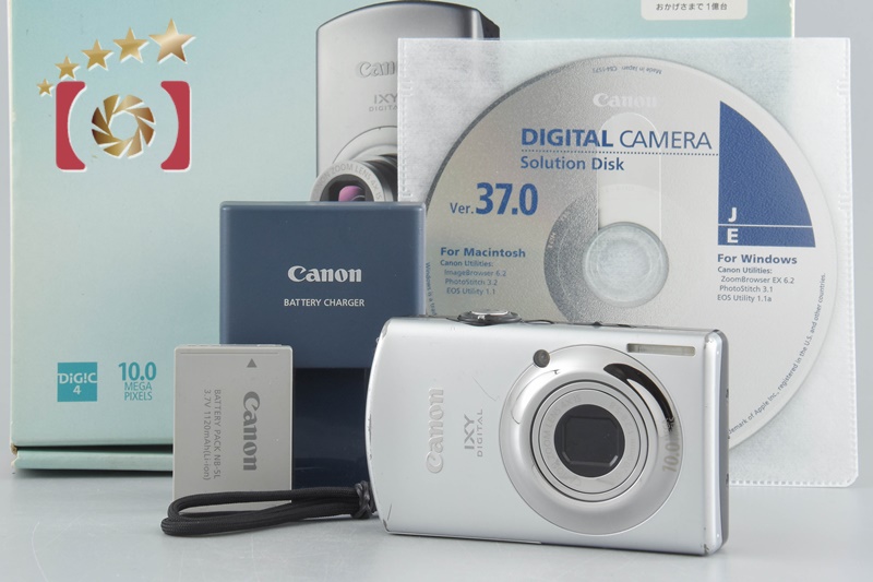 Canon IXY Digital 920 IS Silver 10.0 MP Digital Camera w