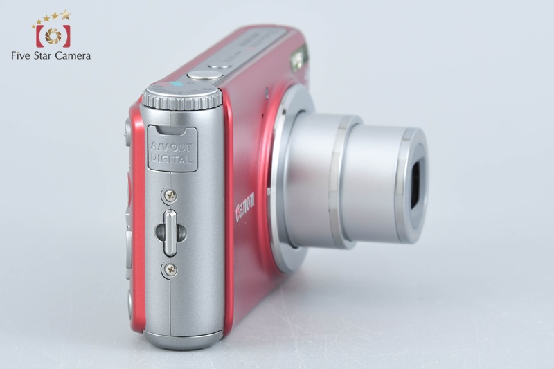 Canon PowerShot A3100 IS Red 12.1 MP Digital Camera w/ Box