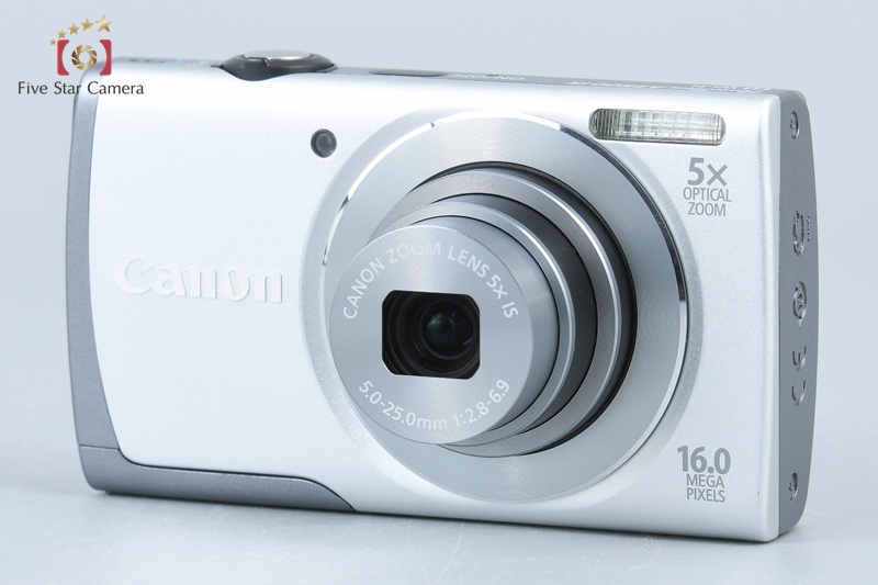 Canon PowerShot A3500 IS Silver 16.0 MP Digital Camera [Near