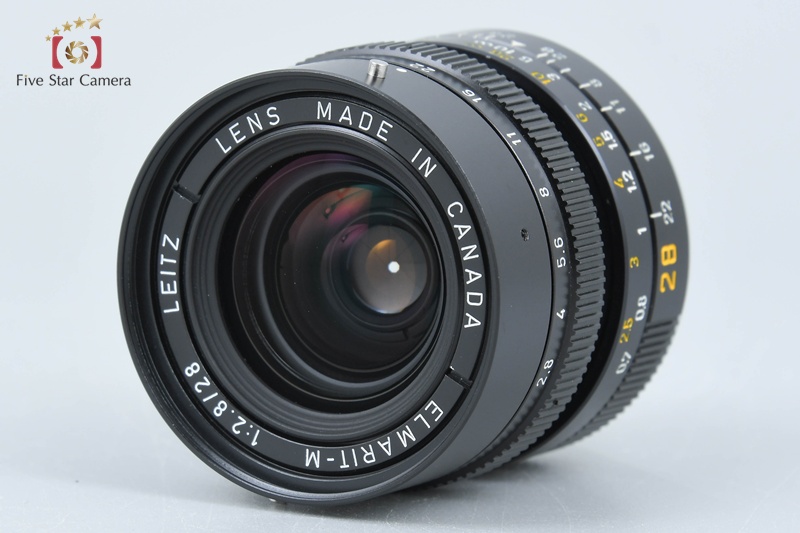 LEICA ELMARIT-M 28mm f/2.8 3rd レンズ Leica 28mm f/2.8 Elmarit-M (3rd Version) M-Mount Lens with