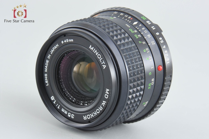 Minolta MD W.ROKKOR 35mm f/1.8 | eBay