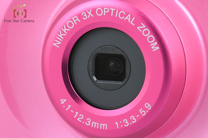 Nikon COOLPIX W100 Pink 13.2 MP Digital Camera w/ Box [Very Good