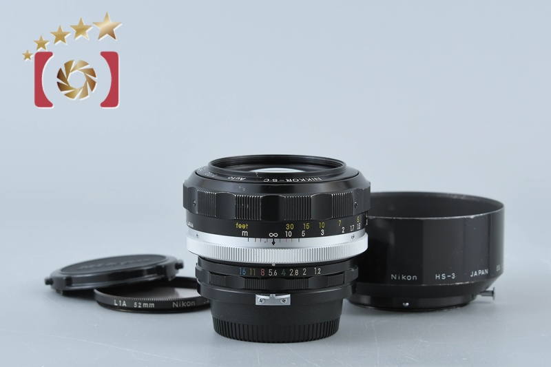 Nikon NIKKOR-S.C Auto 55mm f/1.2 Non Ai Lens | eBay