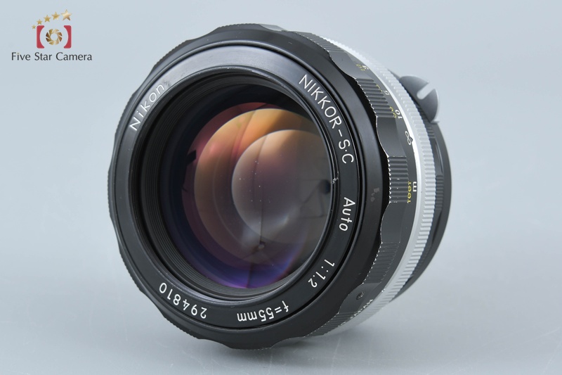 Nikon NIKKOR-S.C Auto 55mm f/1.2 Non Ai Lens | eBay