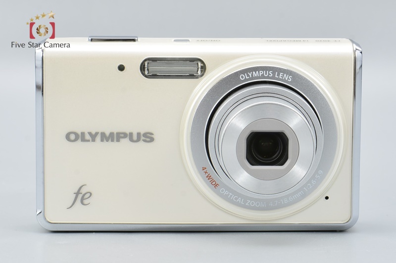 OLYMPUS FE-4020 White 14.0 MP Digital Camera w/ Box [Near Mint] | eBay