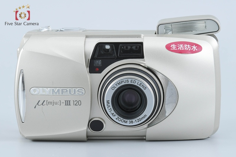 OLYMPUS　μ-Ⅲ 120 Olympus μ[mju:]-III 120 35mm Point & Shoot Film Camera w