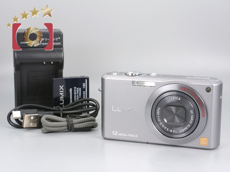 Panasonic - 超美品 DMC-FX100 ブレードシルバー  M222 Panasonic LUMIX DMC-FX100 Silver 12.2 MP Digital Camera